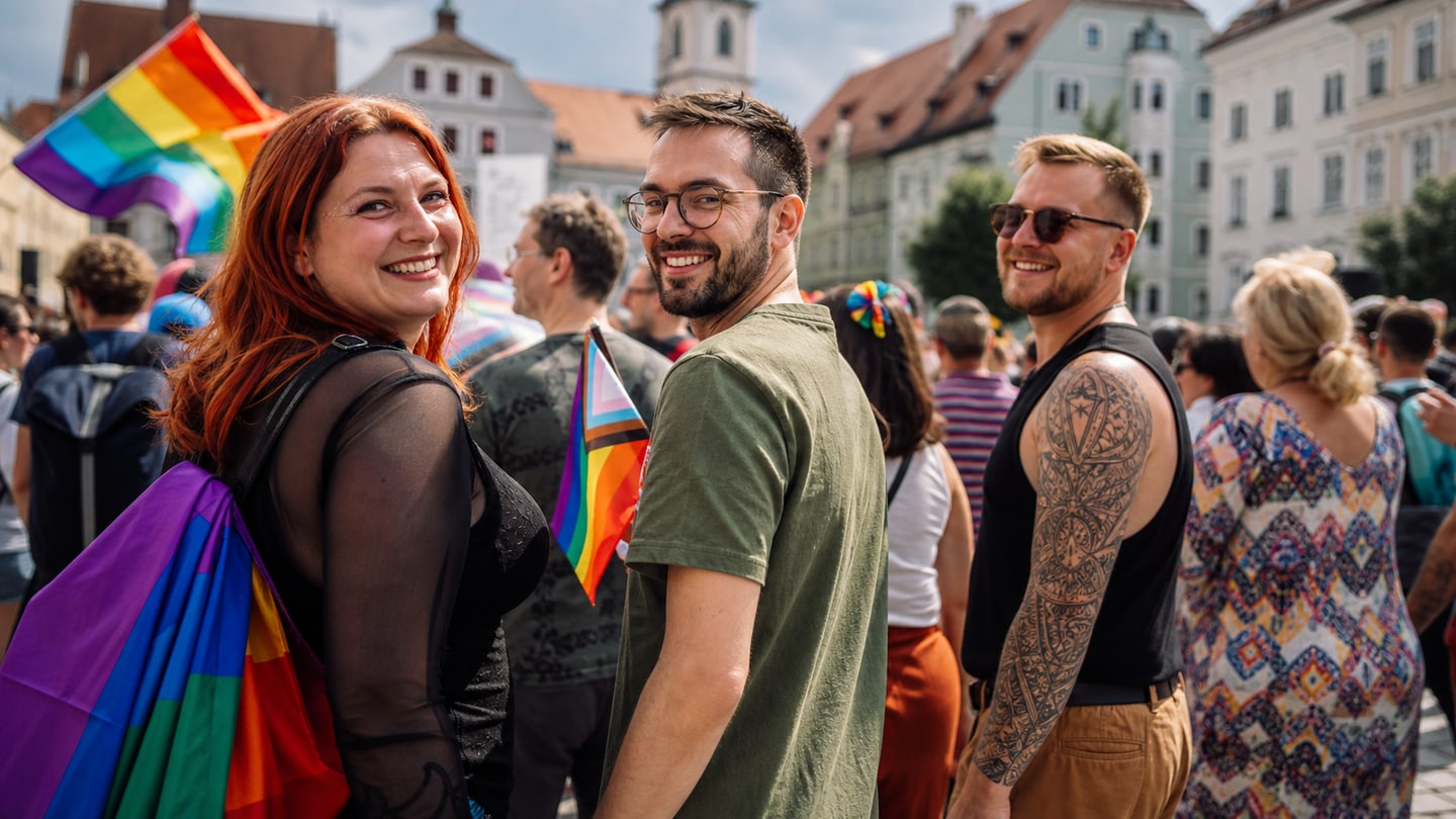 AI-generated editorial scene for CSD Kaufbeuren 2026; not a photograph of the event