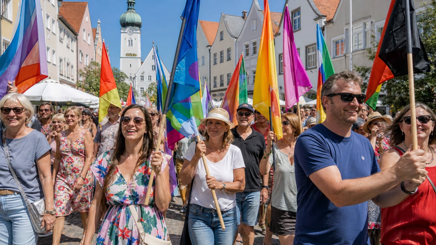 AI-generated editorial scene for CSD Pfaffenhofen 2026; not a photograph of the event