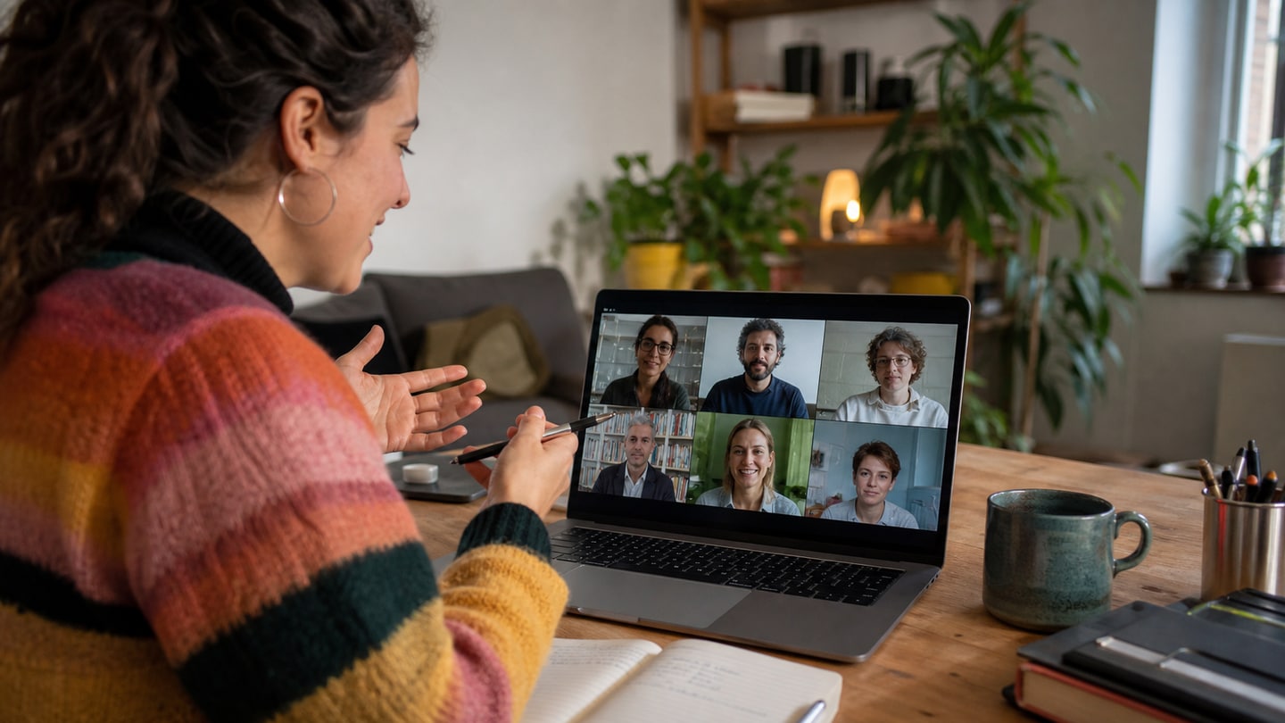 AI-generated editorial scene for Online diversity training – focus on schools; not a photograph of the event