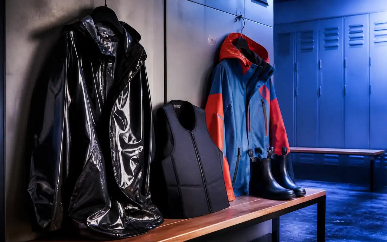 AI-generated editorial scene for Rubber, Neoprene & PVC in München